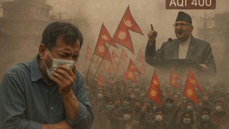 Nepalis Can’t Breathe—And the PM’s Too Busy Battling Royalists!