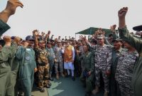PM Modi Connects with Troops at Adampur, Lauds 'Operation Sindoor' as Emblem of New India's Resolve  