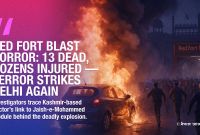Red Fort Blast: 13 Dead, Dozens Injured — Kashmir-Linked Terror Module Exposed Behind Delhi Carnage