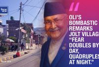 Fear Spreads Alongside Party Flags? Security Anxiety Surges in Village After Oli’s Arrival